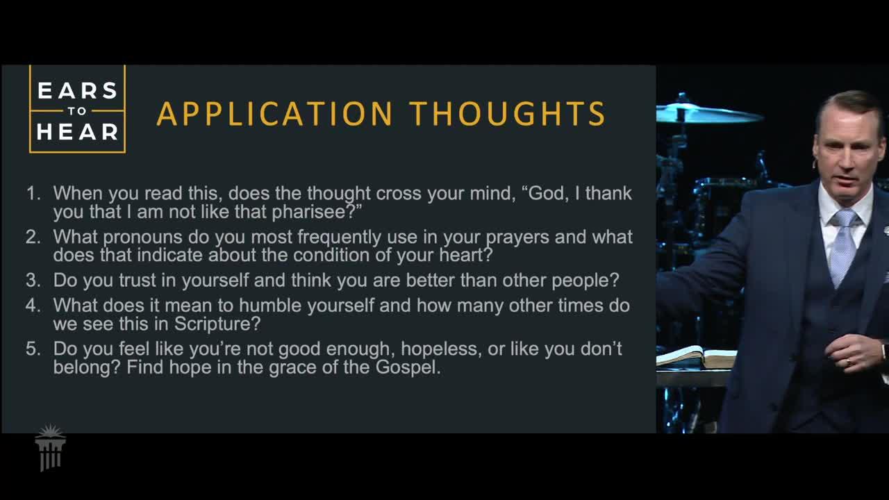 The Parable of the Pharisee and the Tax Collector Cedarville University