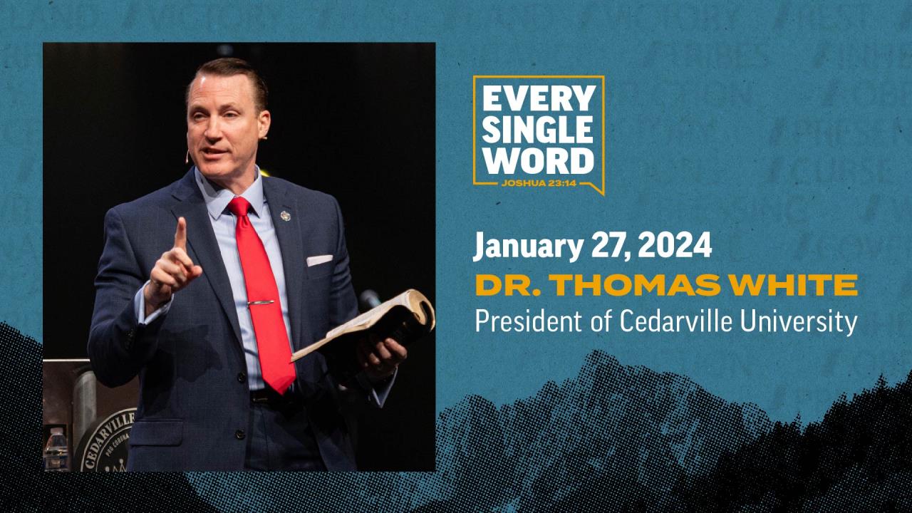 Every Single Word: Joshua 13-19, Part 1 | Cedarville University
