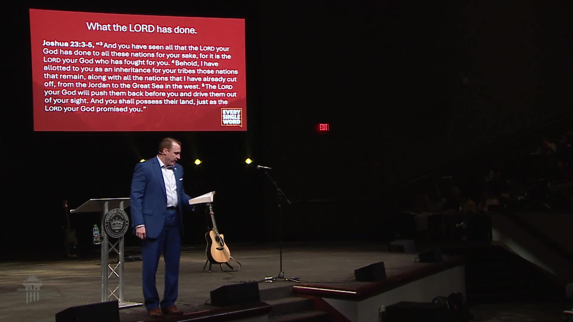 Every Single Word:  Joshua 23:1-16